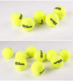 WILSON-Bolas de Ténis Profissional Originais, Alta Elasticidade, Resistente, Exterior, Adult Training, Acessórios, 1 Pc, 20 Pcs, 60Pcs - Image 1