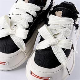 Cadarços de calçados esportivos para mulheres, Cordas de tênis, Cadarços Unisex, Largos e Grossos, Acessórios para Sapatos, 130cm - Image 1
