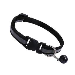 Colar de gato de nylon personalizado com sino, leve, reflexivo, resistente, para gatinhos menina e menino, xqmg - Image 6