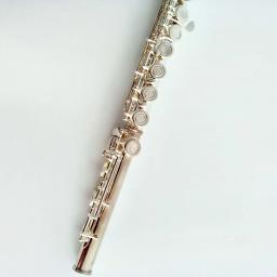 Flauta banhada a prata para venda, furos fechados, instrumentos de sopro profissionais, tocando palco, 16 buracos 17 buracos - Image 2