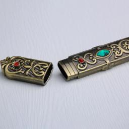 Estojo de agulha de metal estilo europeu tesoura vintage, toldo, dedal para bordado e artesanato, obra de arte - Image 6