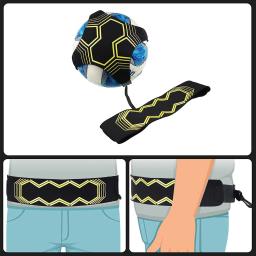 Football Kick Trainer Soccer Training Aids, Throw Sole Equipamento de Prática para Crianças com Cinto Ajustável, Corda Elástica, 2 Pcs, 4 Pcs, 6Pcs - Image 5