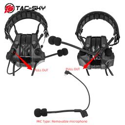 TAC-SKY comtac iii fone de ouvido tático de comunicação dupla nova faixa destacável caça walkie-talkie tiro fone de ouvido comtac iii - Image 3