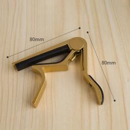 Alumínio Alloy Guitar Capo com braçadeira de troca rápida, Guitarra Acústica Capo, Ukulele Capo com ponte Pin Puller - Image 6