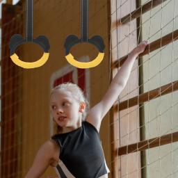 Equipamento de ginástica para treino interno, Ginástica Fitness Anéis para crianças, Anéis de ginástica ao ar livre do bebê - Image 2