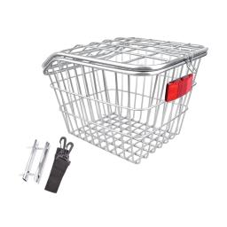 Cesta traseira com alça, cesta de bicicletas com tampa - Image 3
