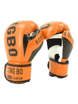 1 par de treinamento de perfuração treino luta exercício luvas crianças luvas de boxe de couro crianças trem ginásio luva protetor de mão - Image 2