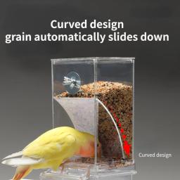 Alimentador automático do pássaro para pássaros do animal de estimação, conveniente e fácil de usar, 1Pc - Image 2