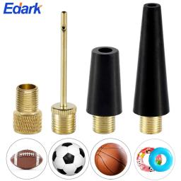 1 conjunto pneu válvula adaptador bola bomba agulha balão kit inflação para xiaomi bomba de ar e outros inflador elétrico compatível - Image 1