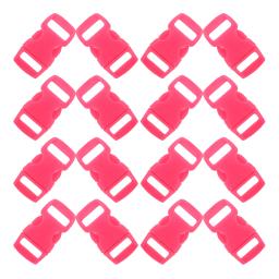 100 pçs fivelas de plástico colorido resistente liberação lateral rápida para mochila paracord coleira de cachorro pulseira fivela artesanato reparação - Image 1
