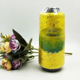 Fio de lantejoula de poliéster para tricô, fios DIY Handwork, casaco Match Yarn, suéter tricô, glitter, 250g, 1pc - Image 5