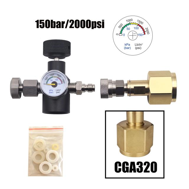 Novo acessório de refrigerante fabricante de água de faísca cilindro de dióxido de carbono tanque TR21-4 estação de enchimento de co2 conector adaptador de recarga