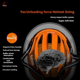 Forro de capacete de bicicleta MOON SXT com proteção contra impacto rotacional - acolchoamento interno leve e respirável para capacetes de ciclismo - Image 1