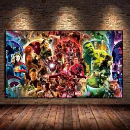 Grande Marvel Avengers Endgame Pintura Diamante, DIY Arte Mosaico, Ponto Cruz Kits, Artesanato Hobby, Filme, Decoração 5D - Image 1