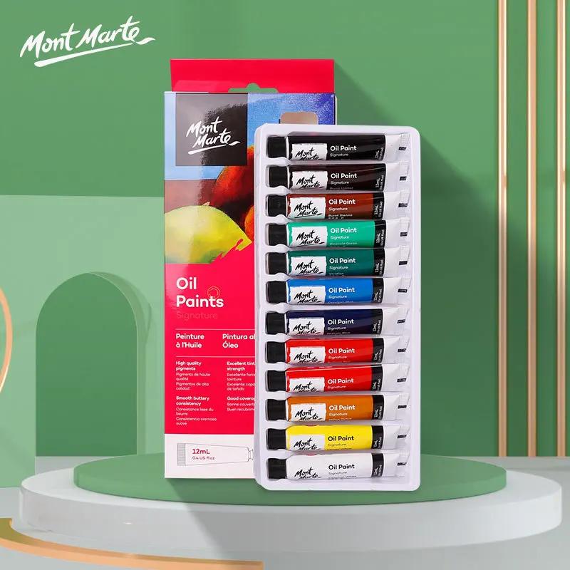 Conjunto de Tintas a Óleo Profissional para Artistas 12 ml