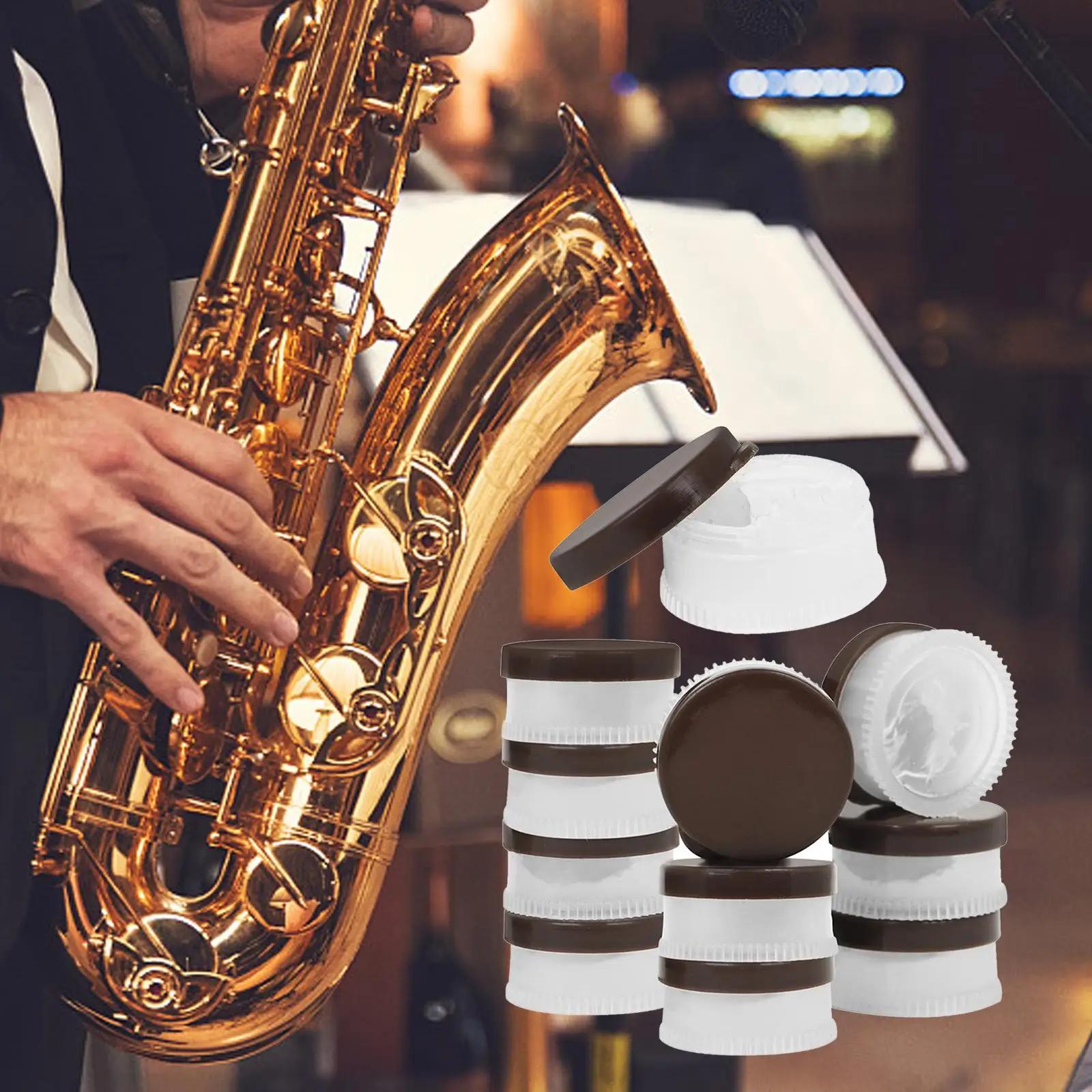 10x corrediça de ajuste sintética da graxa da cortiça para acessórios do cuidado do saxofone - Image 1