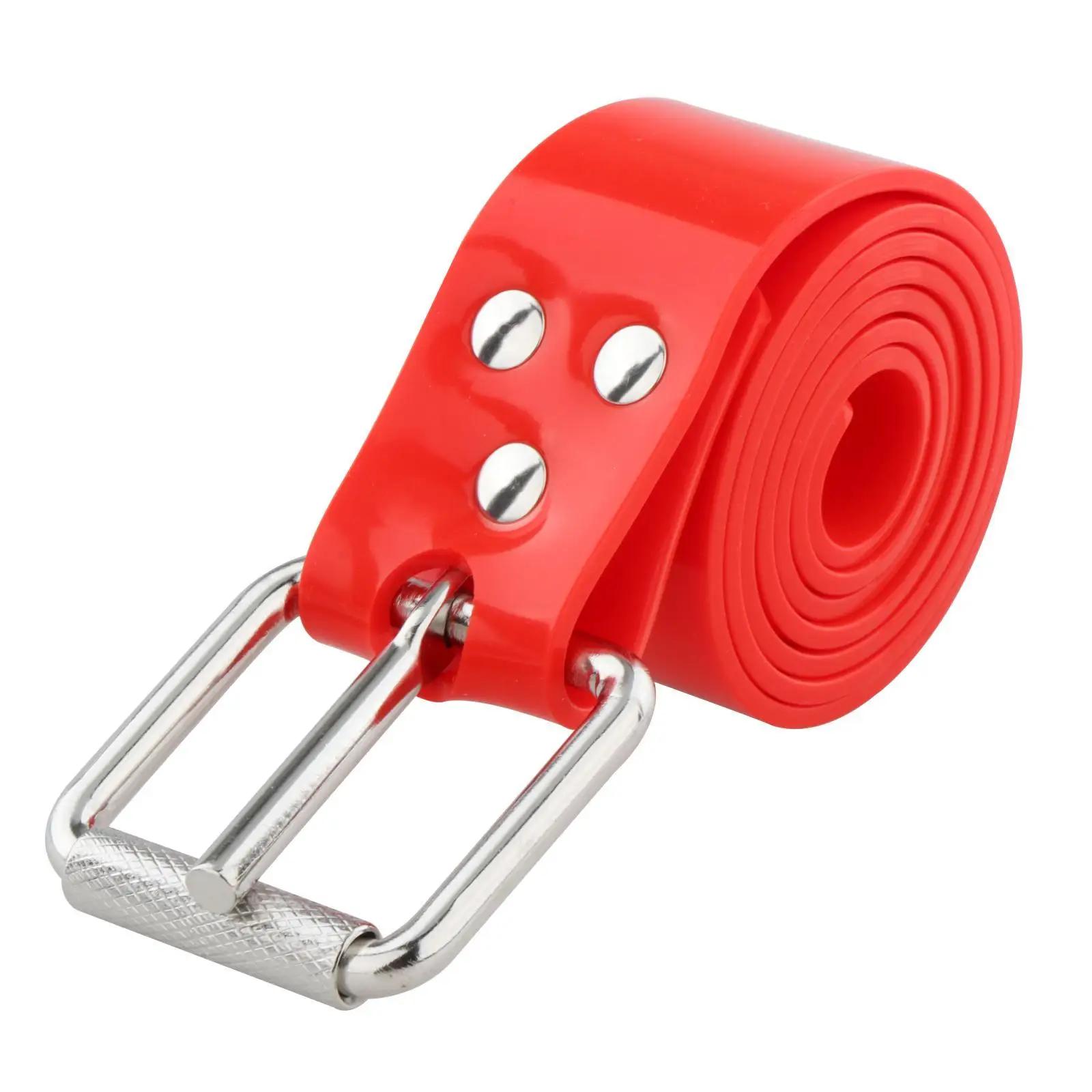 Silicone Peso Cinto de Mergulho com Fivela, Snorkeling, Tanque Transportador do Bolso, Cuttable, Mergulho, Caça Submarina, 85cm-1,3 m - Image 1