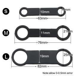 Silicone em branco Tag Pet ID, Tag Jogo com Dog Collar, Anti-Lost Nameplate Tags, borracha elástica, Acessórios Cat, 100pcs - Image 2