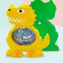 Cartoon Dinosaur Ring Water Machine para crianças, presente de festa de aniversário, Pinata Bag Filler, Halloween Christmas Carnival Gift, 3 pcs, 5 pcs - Image 3