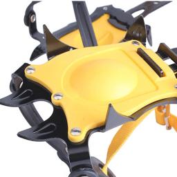 Kits de escalada de gelo em aço inoxidável 1 par de crampons empacotos neve antiderrapante sobre sapatos para caminhadas, pesca, 10 dentes - Image 6