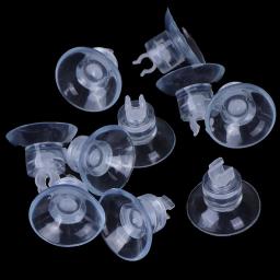 Aquarium Suction Cup Sucker, Air Line Pipe, Tubo Wire Holder Usado para Superfície de Vidro, Peixe Supples, 4mm, 10Pcs - Image 1