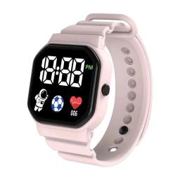Mulheres e homens Digital LED relógio esportivo, relógio eletrônico, casual, simples, silicone, feminino, moda - Image 6