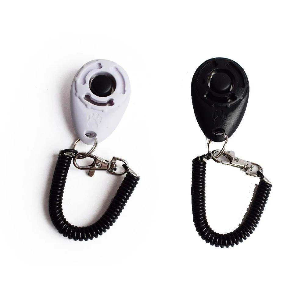 2/pacote de treinamento do cão clicker com alça de pulso ajustável durável leve fácil de usar para gatos filhote de cachorro aves cavalos - Image 1