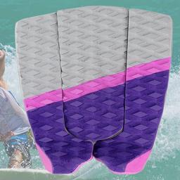 Prancha de tração para prancha de surf Skimboard Stomp Foot Pad Chute máximo, Tail Deck Grip para surf, 3 pcs - Image 3