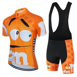 Conjunto de roupas masculinas para ciclismo, camisa manga curta, outdoot de bicicleta MTB Bike Wear, desenhos animados, MTB, 2022 - Image 1