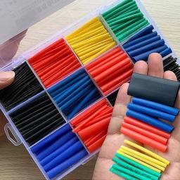 Kit de tubo termo retrátil, tubo termorresistente, envoltório de fio termo retrátil, cabo de conexão elétrica, proteção de manga de isolamento - Image 2