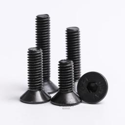 Soquete Cabeça Chata Parafuso Kit, Grau Preto 10,9 Porcas Sextavadas, Parafusos Esescareados, Conjunto De Variedade, M2, M2.5, M3, DIN7991, 200, 340, 360 Pcs - Image 5