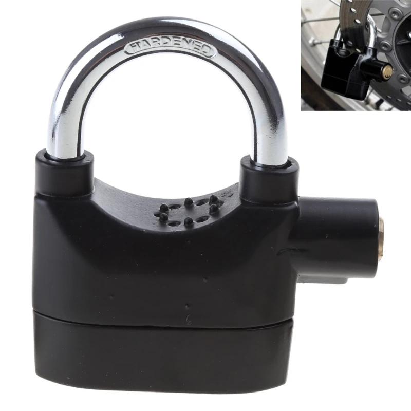 Cadeado de alarme à prova d'água para motocicleta, cadeado de alarme com feixe curto para bicicleta e bicicleta - Image 1