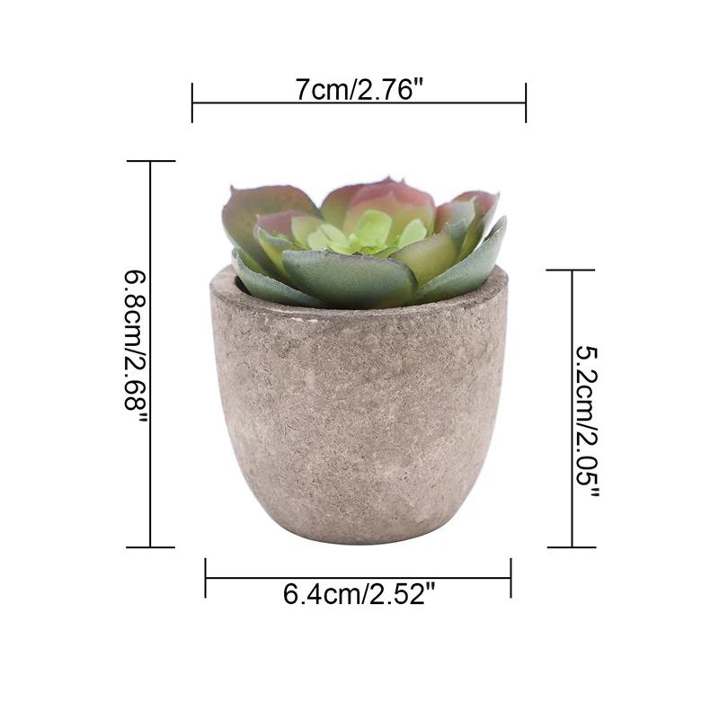 Mini artificial aloe plantas bonsai pequeno simulado vaso de árvore plantas falsas flores mesa escritório vasos ornamentos casa decoração do jardim - Image 1