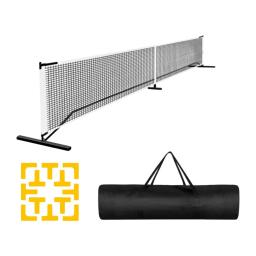 Rede portátil de pickleball, 6.7m, 22 pés, rede de jogo de pelota de picles, suporte com sistema de saco de armazenamento, rede de badminton para tênis, garagem, quintal - Image 5