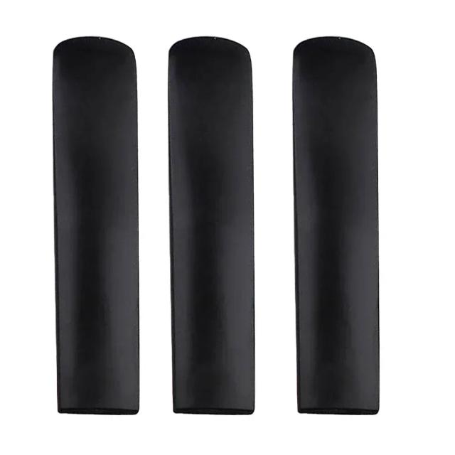Palheta de Saxofone de Plástico em Resina 3 Peças - Força 2.5 para Alto Sax e Instrumentos de Sopro em 3 Cores