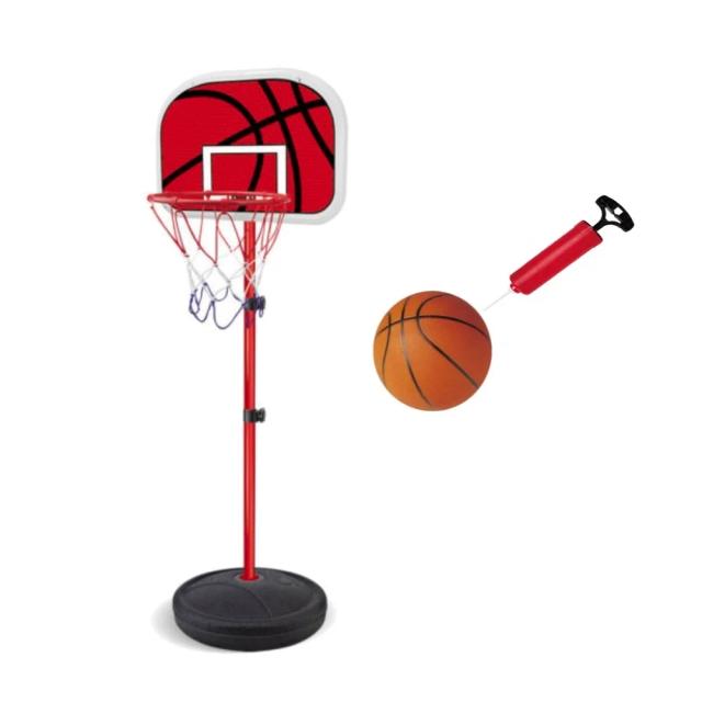 Tabela de Basquete Infantil Regulável com Altura Ajustável de 2,02m - Inclui Bomba e Bola DMT5091
