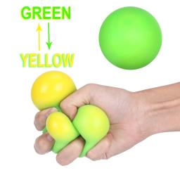 Anti-stress squeeze bolas para crianças e adultos, pressão squeeze bola, alívio do estresse, mudança de cor, brinquedo squishy, novo - Image 5