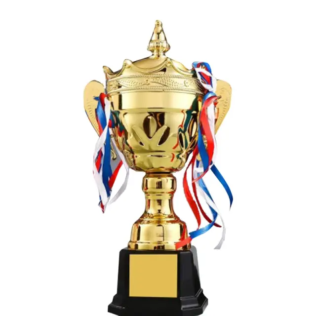 Troféu de metal dourado personalizado: presente criativo e decorativo para amigos e lembranças de danças
