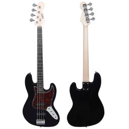 Guitarra Baixo elétrico com saco cordas, Bege corpo, desempenho profissional do jogo, acessórios Tuner, 4 cordas - Image 3