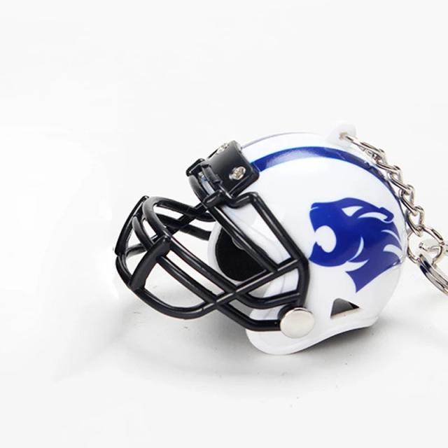 Chaveiro Criativo de Capacete de Rugby: Lembrança de Futebol Americano, Jóia Esportiva e Ornamento Perfeito para Carro e Mochila