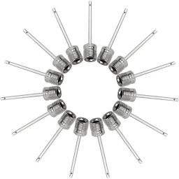 Aço inoxidável Bomba Inflável Agulha, Válvula de Ar Adaptador, Esporte Bola, Futebol, Basquete, Futebol, Novo, 5 Pcs, 10 Pcs, 20Pcs - Image 5