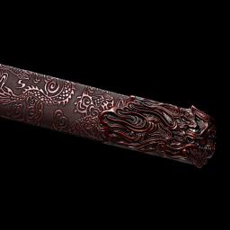 Espada chinesa tradicional forjada à mão, 108cm, aço t10, com lâmina de cor vermelha, real, tang completo, treinamento pronto, metal, tsuka, ghost catana - Image 6