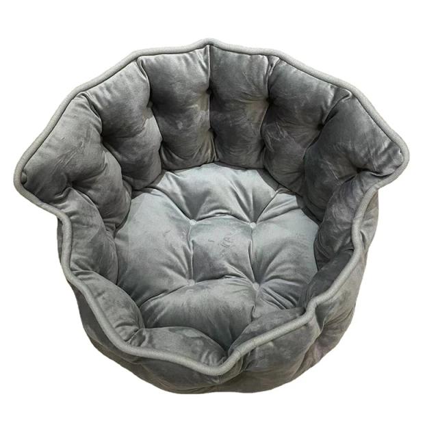 Cama Lavável Super Macia e Antiderrapante para Cães Pequenos e Gatos - Sofá de Luxo e Conforto Ideal