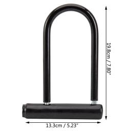 Bicicleta U Lock com chave, Road Bike Wheel Lock, Anti-Roubo de Segurança, Acessórios de ciclismo, motocicleta, Scooter, MTB - Image 4