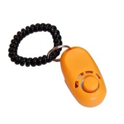 Clickers treinamento cães plástico estiramento corda pulso pet clickers ferramenta auxílio instrutor som - Image 3