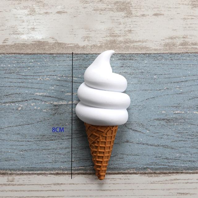 Simulação de Frigorífico de Sorvete com Adesivos de Sabor Fruta para Decoração de Parede e Brinquedos Infantis