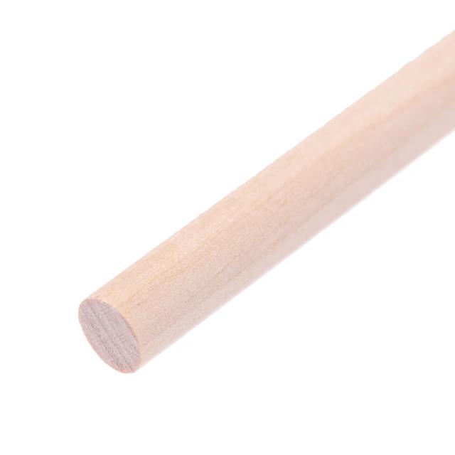 Conjunto de 2 Baquetas de Madeira para Crianças - Acessório Prático de Percussão para Iniciantes com 250mm