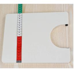 Mesa De Extensão De Máquina De Costura Portátil, Placa De Expansão De Plástico Dobrável, Pernas Resistente, Aumentar A Área De Operação, Leve - Image 3