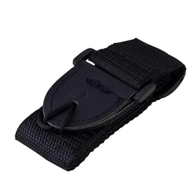 Correia Ajustável de Guitarra de Nylon com Extremidades de Couro PU - Comprimento de 68cm a 124cm para Guitarras Clássicas e Acessórios