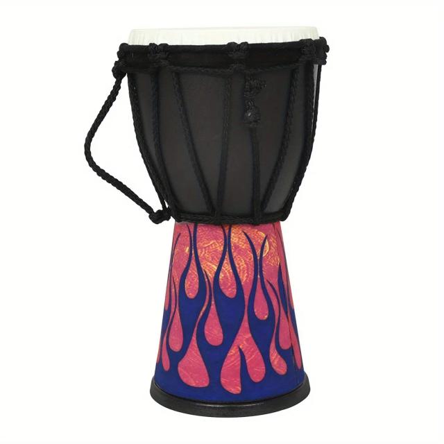 Mini Djembe Africano Portátil de 4 Polegadas em ABS - Percussão Colorida e Profissional